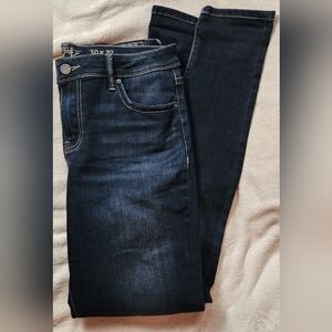 Buckle Black Women's Deep Indigo Skinny Jeans 30 X 32